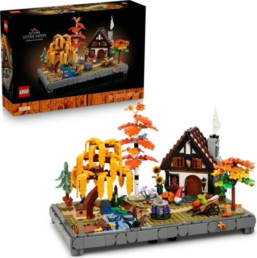 LEGO Icons καλύβα και φθινοπωρινός κήπος