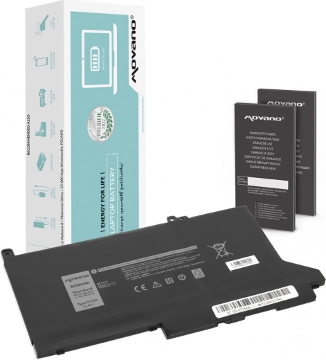 Μπαταρία Movano DJ1J0 για Dell Latitude 7280, 7290, 7380, 7390, 7480 και 7490