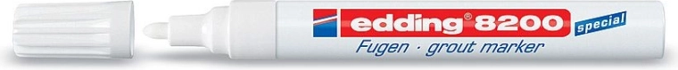 Μαρκαδόρος αρμών Edding 8200 λευκός