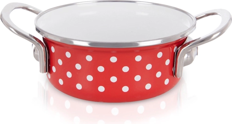 Εμαγιέ κατσαρολάκι «Τελίτσκα» 14 cm, 650 ml