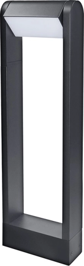 Solight LED εξωτερικό κολωνάκι Crotone 500 7 W 3000 K μαύρο με ανακλινόμενη κεφαλή