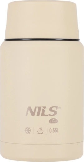 Θερμός φαγητού Nils camp NC3807 μπεζ 550 ml