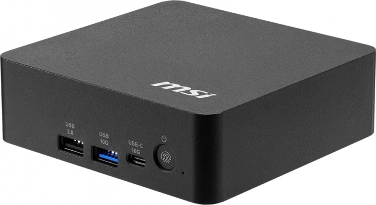 MSI Cubi nuc ai+ mini pc (intel core ultra 5 322, χωρίς OS, wi‑fi, bluetooth), μαύρο
