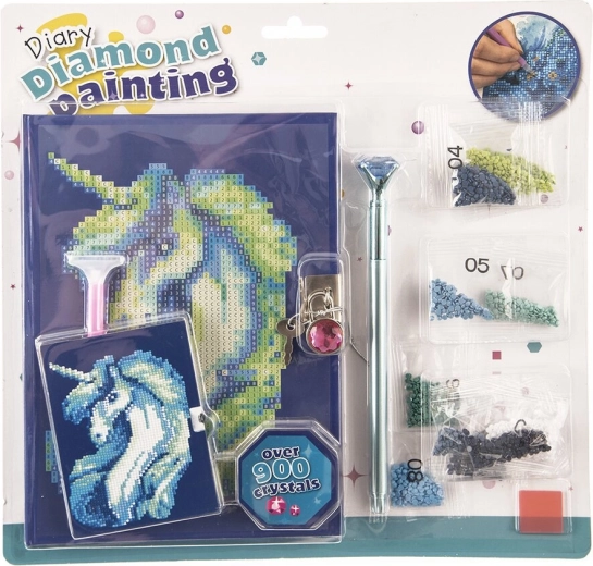 Δημιουργικό σετ diamond painting – ημερολόγια (9 τεμ.)