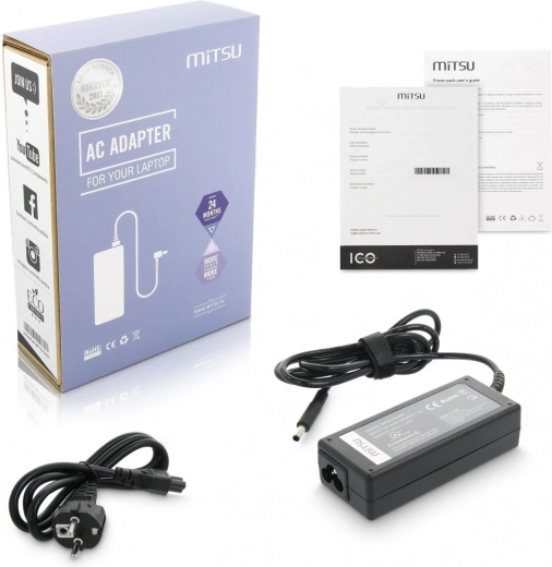 Φορτιστής Mitsu για φορητό υπολογιστή Asus 65 W 19 V 3,42 A 4,5 × 3,0 mm με pin