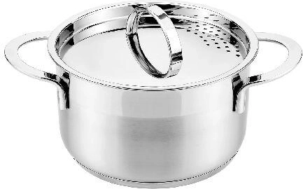 Ανοξείδωτη κατσαρόλα με καπάκι 20 cm 3,6 l CASSIDA New Line για επαγωγικές εστίες
