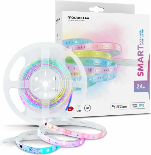Έξυπνη ταινία LED Tuya Wi‑Fi, RGB, 3,4 W/m, 5 m – Modee Lighting