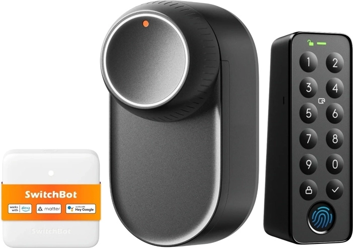 Έξυπνη κλειδαριά SWITCHBOT Ultra 3 σε 1 με Hub Mini Matter και πληκτρολόγιο Keypad