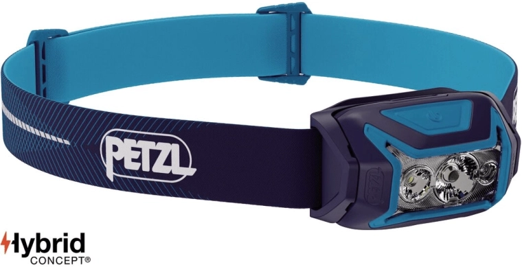 Petzl Actik core μπλε επαναφορτιζόμενος φακός κεφαλής