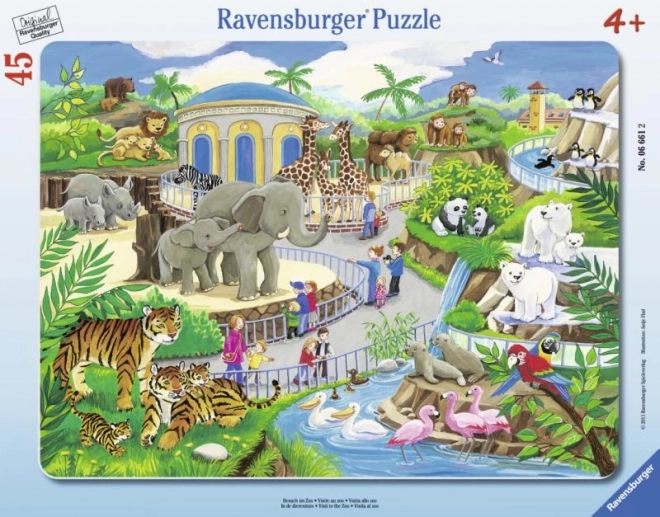 Παζλ Ravensburger Επίσκεψη στο ζωολογικό κήπο 45 κομμάτια