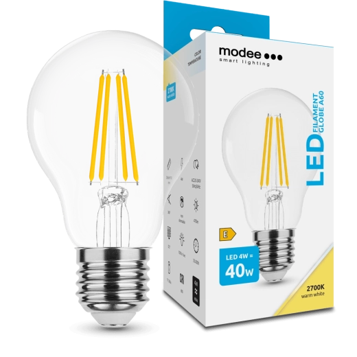 Modee Smart Lighting LED λαμπτήρας filament Globe E27 4 W θερμό λευκό