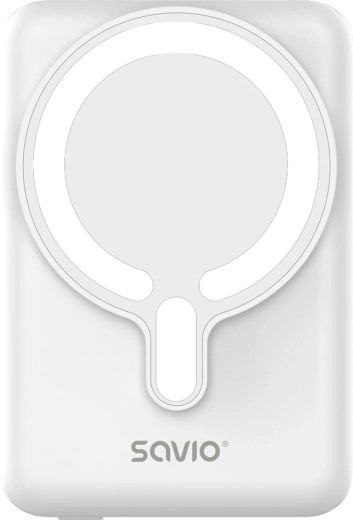 Savio μαγνητικό powerbank 10 000 mAh λευκό