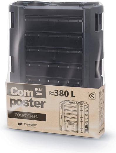 Κομποστοποιητής Prosperplast COMPOGREEN 380 l, μαύρος
