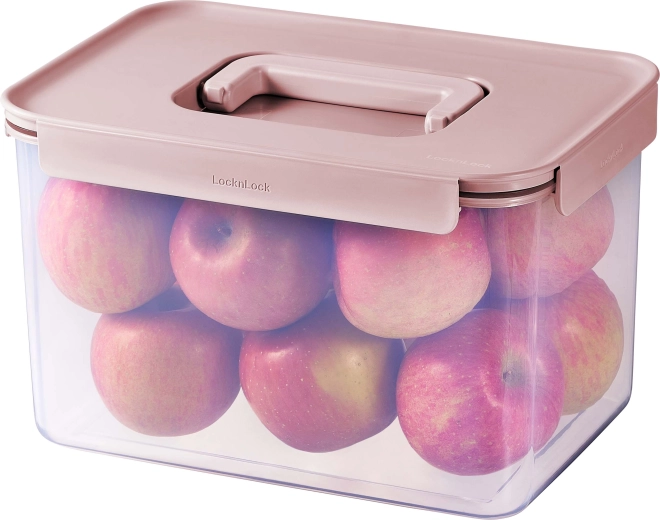 Δοχείο τροφίμων LocknLock Classic Plus 6 l, ανοιχτό ροζ
