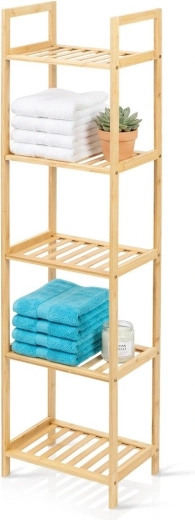 Πενταώροφη bamboo ραφιέρα Vilde 35 × 25 × 127,5 cm