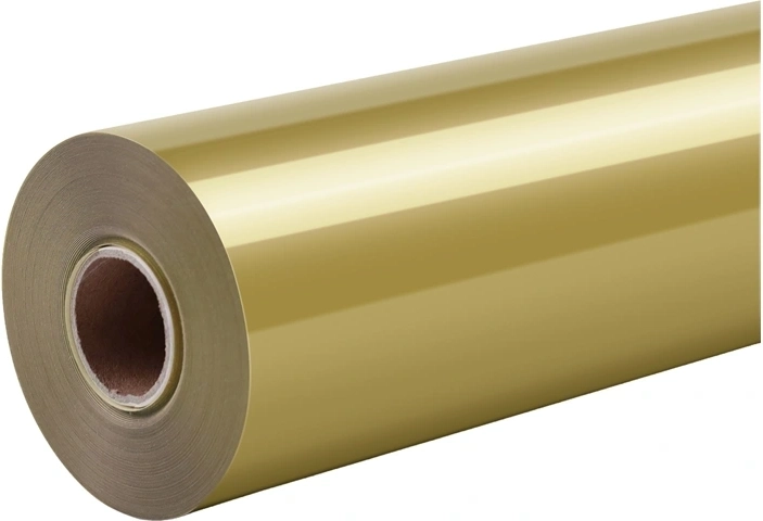 Θερμομεταφερόμενη μεμβράνη HTVRONT Pure χρυσή 30,5 cm × 1,8 m