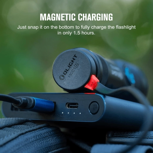 Φακός Olight Seeker 4 Mini NW με UV φως 365 nm, επαναφορτιζόμενος 18350