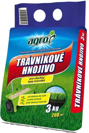 Λίπασμα για γκαζόν 3 kg AGRO