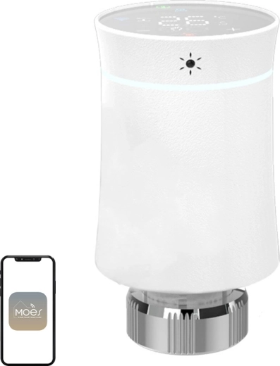 Moes θερμοστατική κεφαλή ZigBee BY100 με χειρισμό αφής