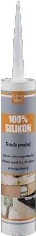 Καθολική σιλικόνη 100% οξικής βάσης 280 ml SILVER LINE