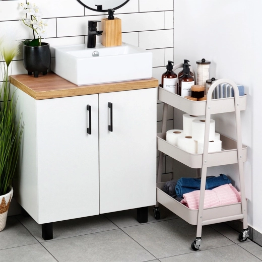 Ανθεκτική μεταλλική κατασκευή σε κομψό μπεζ