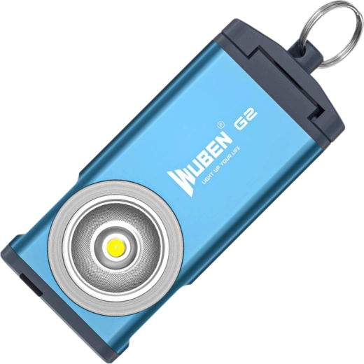 Wuben G2 Blue μπλε μίνι φακός μπρελόκ 500 lm