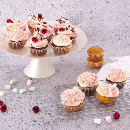 Όμορφα αποτελέσματα σε τούρτες και cupcakes
