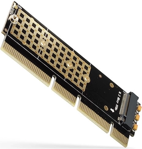 AXAGON PCEM2-1U εσωτερικός προσαρμογέας PCIe για M.2 NVMe SSD (1U, M-key, PCIe x4/x8/x16)