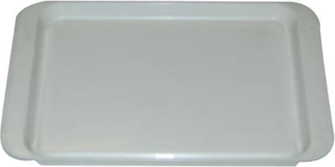 Πλαστικός δίσκος σερβιρίσματος 21 × 14 cm λευκός