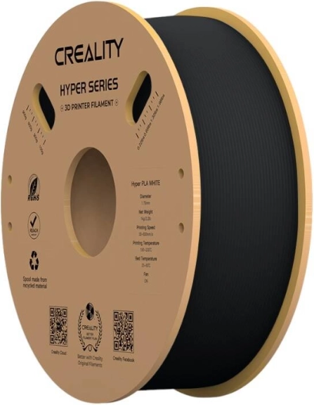 Νήμα Creality Hyper PLA, μαύρο, 1,75 mm, 1 kg