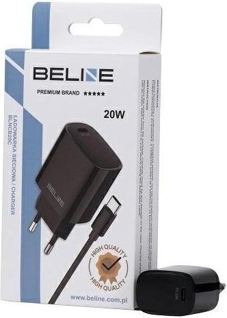 Φορτιστής πρίζας 20W USB‑C + καλώδιο USB‑C – Λευκό