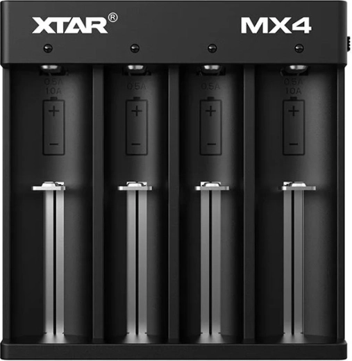 Φορτιστής επαναφορτιζόμενων μπαταριών XTAR MX4