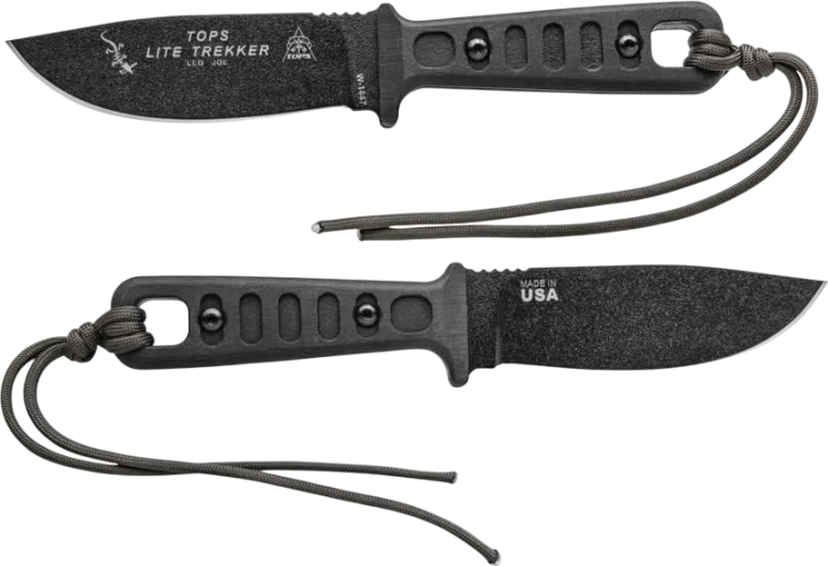 TOPS Knives Lite Trekker Standard Black μαχαίρι με σταθερή λεπίδα
