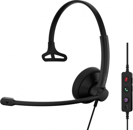 Epos Impact 100 MS Mono σετ ακουστικών κεφαλής USB-C/USB-A για Microsoft Teams