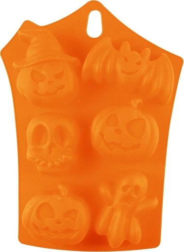 Φόρμα σιλικόνης για μάφιν TORO Halloween 6 μοτίβα 23 × 17 cm