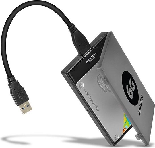 Προσαρμογέας AXAGON SlimPort 6 USB 3.0 σε SATA 6G για γρήγορη σύνδεση 2.5" SSD/HDD
