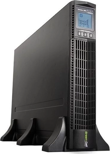Εφεδρικό τροφοδοτικό UPS για rack Green Cell RTII 1000VA 900W με LCD