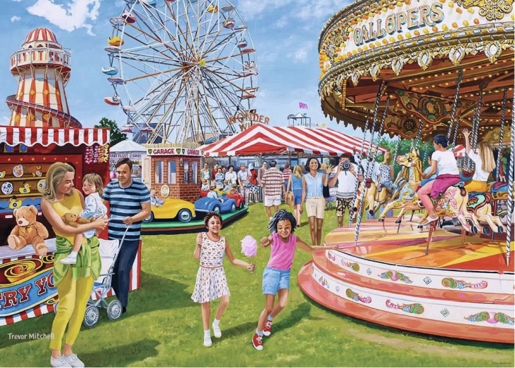 Παζλ Ravensburger Vintage Fairground Fun, 1000 κομμάτια