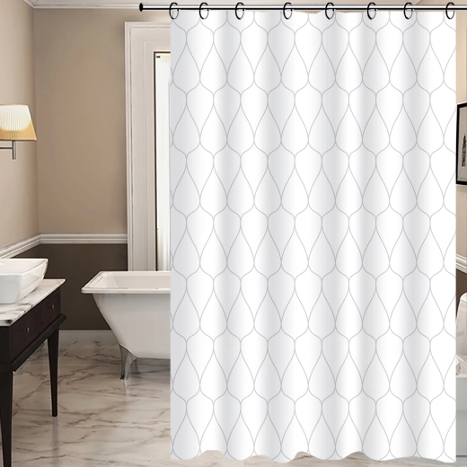 Κουρτίνα ντους TORO Easy 178 × 199 cm, σταγόνες, PEVA