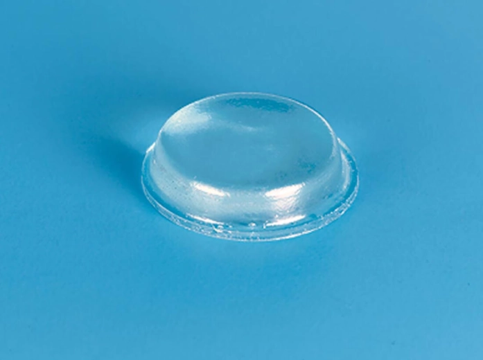 Διαφανές αυτοκόλλητο κυλινδρικό στοπ 12,7 × 3,5 mm (5 τεμ.)