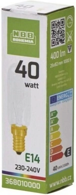 Λάμπα απορροφητήρα NBB E14 40 W 400 lm - 1 τεμ.