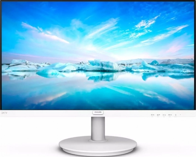 Philips οθόνη IPS 23,8" με ηχεία – λευκή
