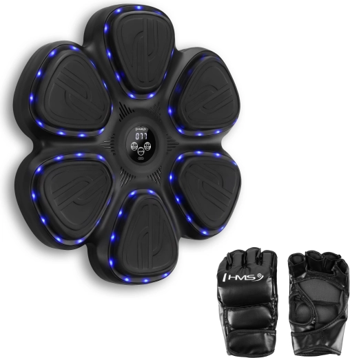 Ηλεκτρονικός στόχος πυγμαχίας HMS με LED και Bluetooth, περιλαμβάνει γάντια