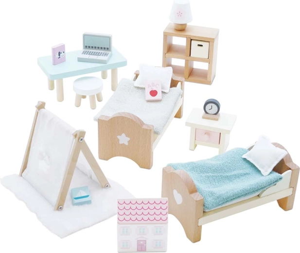 Le Toy Van Daisylane ξύλινο παιδικό δωμάτιο για κουκλόσπιτο