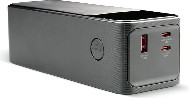 Powerbank 27 000 mAh με οθόνη LCD, 2× USB‑C, 1× USB, γρήγορη φόρτιση 162,5 W, ενσωματωμένος φακός