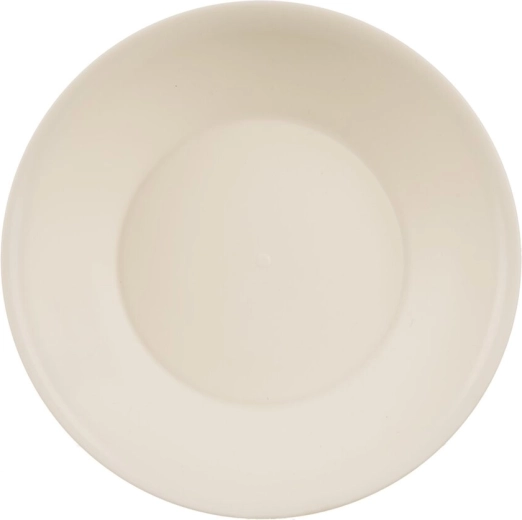 Βαθύ πλαστικό πιάτο Sandy σε κρεμ χρώμα 18,5 cm