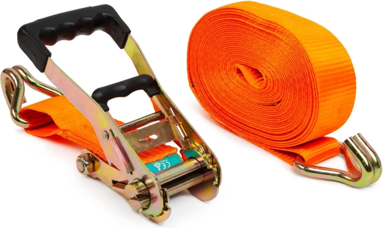 Ιμάντας πρόσδεσης με καστάνια 10 m x 50 mm, ασφαλές φορτίο 2500 kg