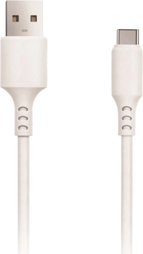 Καλώδιο Setty USB–USB‑C 3 m, 2 A, λευκό