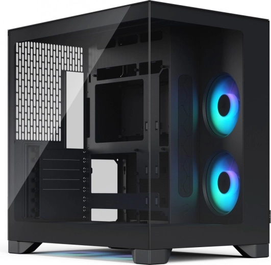 Pop 2 Vision μαύρη RGB gaming θήκη PC με πανοραμικό γυαλί