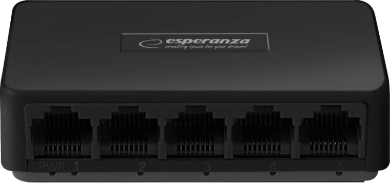 Gigabit switch 5 θυρών Esperanza ONYX